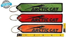 Arctic Cat Keychain Patch | Lucky Charm for Snowmobile Lovers | Stocking Filler