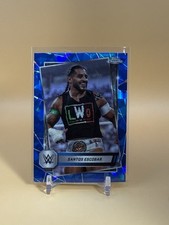 2025 Topps Chrome Sapphire WWE Santos Escobar #60 Sapphire LWO