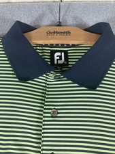FootJoy Mens XXL Striped Performance Golf Pol...