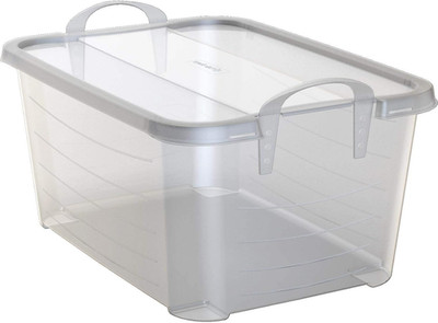 18 Pack Light Duty Stackable Storage Bin, 55 Quart Home Organizer, Versatile Lig