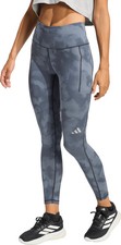 Image of adidas Adi365 ClimaCool AOP Womens Running Tights Black 7/8 Cropped Training Run
