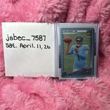 Panini Rated Rookie Cam Ward Tennessee Titans NFL #293 Sports Trading Card