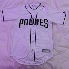 Majestic Padres MLB Baseball Jersey White Cool Base Mens  S Headley #69