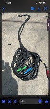 Black Stage Lighting Cable with Green and Blu...