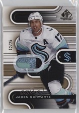 2022-23 Upper Deck SP Game Used Gold Premium Memorabilia 2/25 Jaden Schwartz 0c3