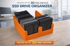 TRAY ORGANIZER FOR 30x 2.5" SSD HARD DRIVES NEW