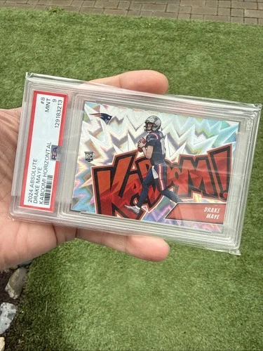 Drake Maye 2024 Absolute Kaboom PSA 9 Rookie Rc Patriots🔥🔥🔥