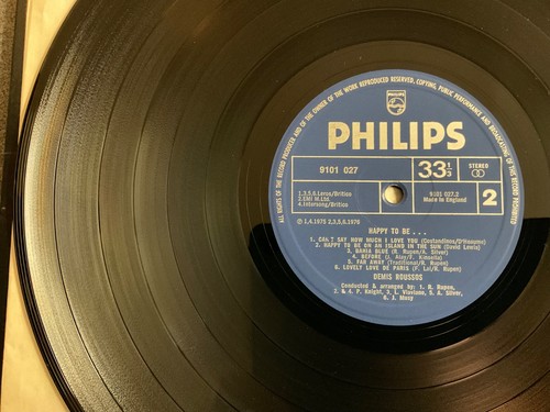 DEMIS ROUSSOS,HAPPY TO BE…,VINTAGE 1976 GATEFOLD ALBUM.12” LP33.VG+/EX - Picture 3 of 5