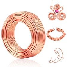 Aluminum Wire, 9 Gauge Craft Bendable Armature Thick Wire for Wreath, Jewelry...