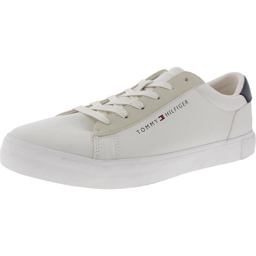 Tommy Hilfiger Mens Ribby White Casual And Fashion Sneakers 10 Medium (D) 1062