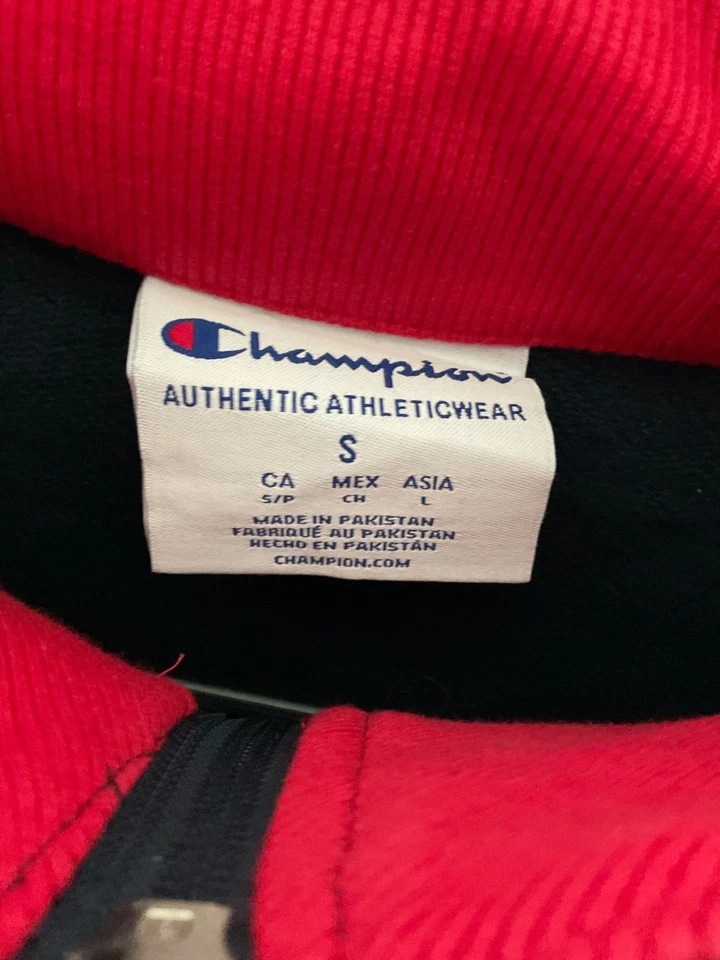 Champion Arizona Wildcats Womens Pullover Sweatshirt S Navy/Red Cotton Blend - Image 2 of 3