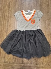 Harry Potter Gryffindor Dress Girls 5T Gray Knit Tulle Skirt Halloween