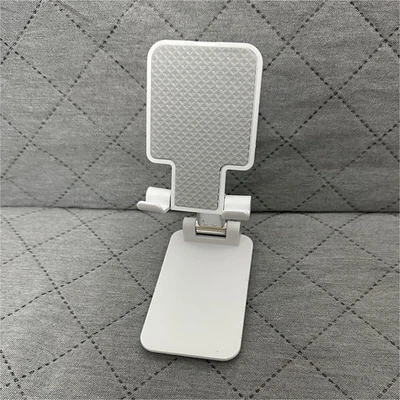 Support téléphone pliable angle ajustable pour bureau universel blanc - Photo 1/4