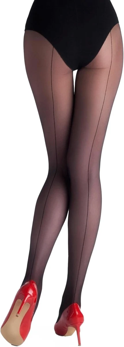 4 Paia Donne Nero Calze Autoreggenti Con Tomaia In Pizzo Calze A Rete - Foto 4