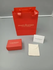 James Avery Small Orange Gift Set - Bag, Box, Pouch & Card (EMPTY)