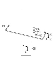 Genuine Mopar Sway Eliminator Cushion 5105878AA