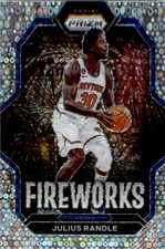 Julius Randle 2022-23 Panini Prizm Fireworks Fast Break Prizms #22 New York