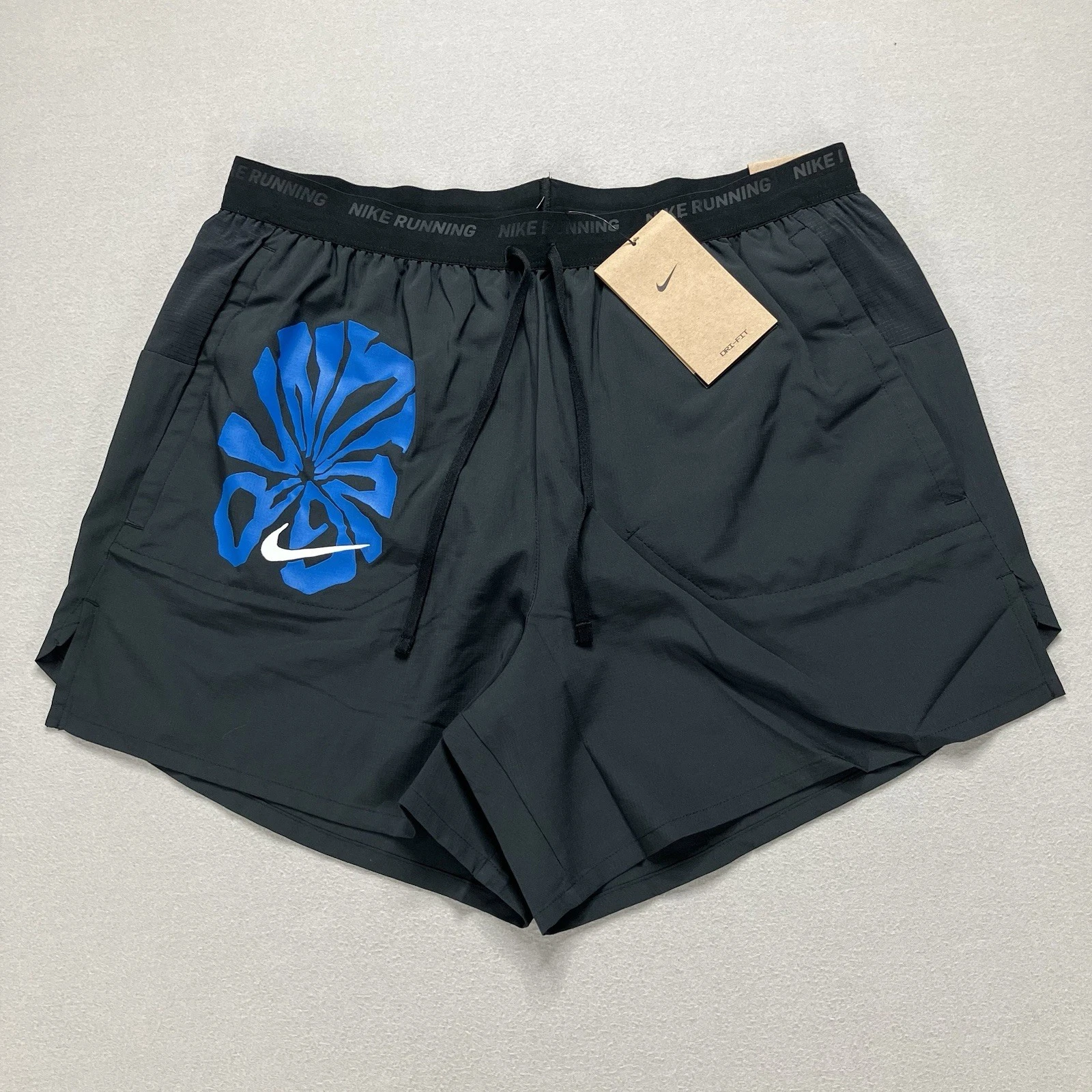 FV9612-010 Nike Stride Run Dri-FIT 5" Brief-Lined Running Shorts Black Mens Sz M