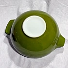 Vintage Pyrex 444 Verde Olive Green 4 Qt Cinderella Casserole Bowl w/ Handles