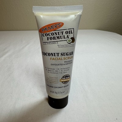 Palmers Coconut Oil Formula Coconut Sugar Facial Scrub 3.17oz New