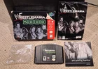 NINTENDO WRESTLEMANIA 2000 video game 1985 WWF N64 cartridge 1999 UNTESTED