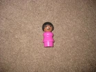 Vintage Fisher Price Little People Asian girl Woman Pink