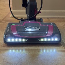 Shark Rocket Pro Dlx Hv371 Corded Stick Vacuum Pink Fuchsia Tested Working