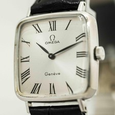 *Vintage 1973* NEAR MINT OMEGA Geneve Cal.625 Hand Winding Square Roman 26mm Men