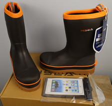 Hisea Waterproof Insulated Neoprene Rubber Boots Mens Size 10 - NIB