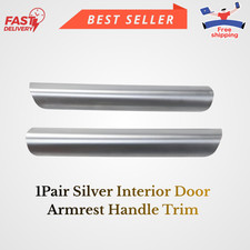 1Pair Silver Interior Door Armrest Handle Tri...