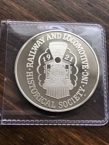 Locomotive Anniversary Silver Proof Round