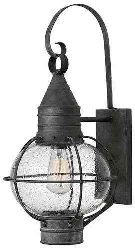 Hinkley Cape Cod 23 1/4" High Aged Zinc Outdoor Wall Light - Picture 1 of 8