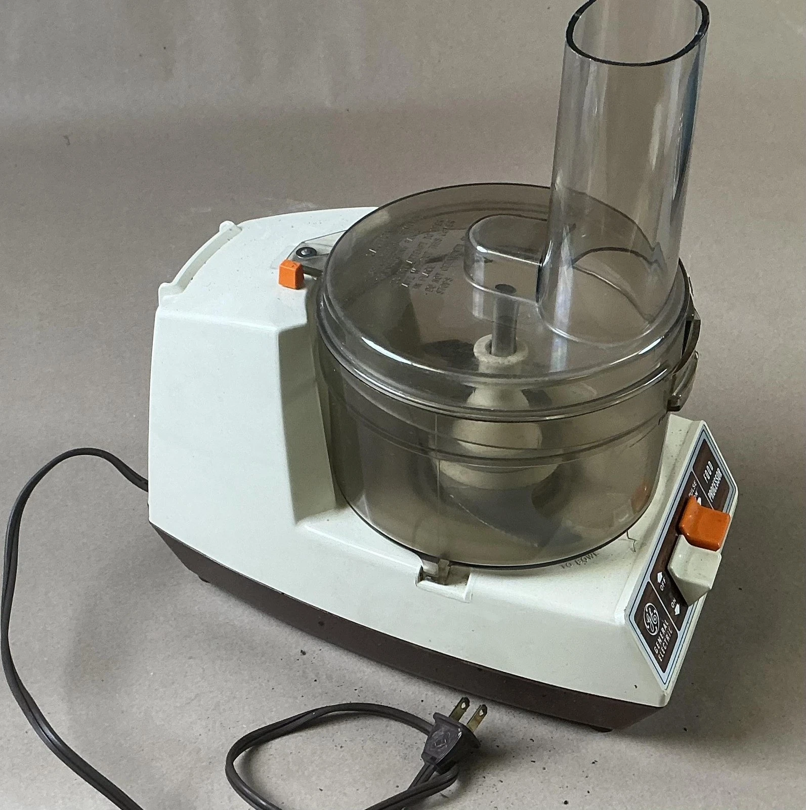 Vintage General Electric Food Processor Hamilton Beach Scovill 702-4 White Unit