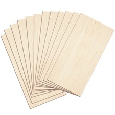 12 Sheets 8x4 Inch Unfinished Balsa Wood Sheets Thick for Crafts Hobby- 2mm T...