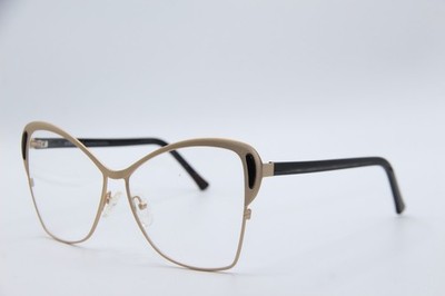 NEW ANDY WOLF 5059 COL. A BROWN BLACK AUTHENTIC FRAMES EYEGLASSES 56-13