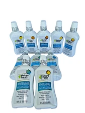 Nature Fresh Whitening Natural Peppermint Mouthwash 18fl oz Ea (10) PACK Sealed