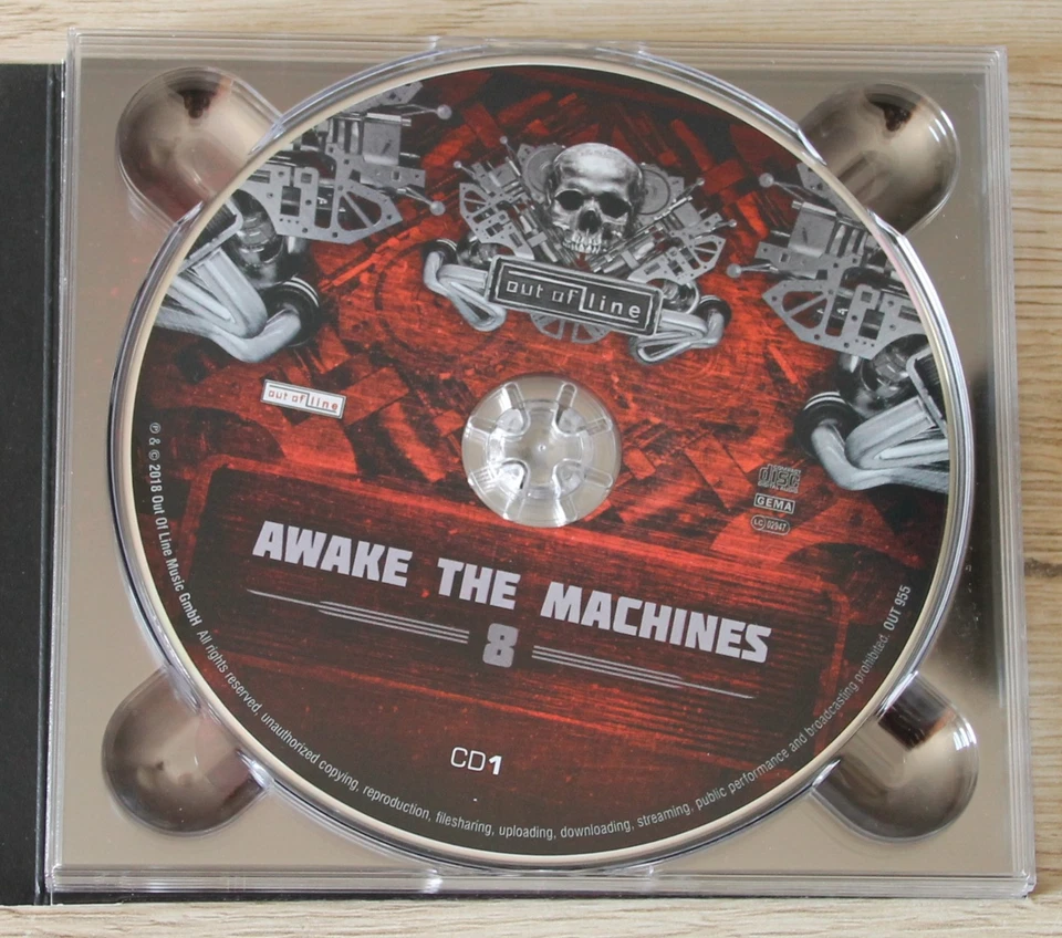 Awake The Machines 8 - 3CD Compilation EBM Synthpop Industrial Gothic Rock Metal - Bild 3 von 4