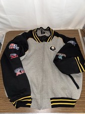 VTG NFL Pittsburg Steelers 5 Time Super Bowl Champions Zip Up Coat Size - L/XL