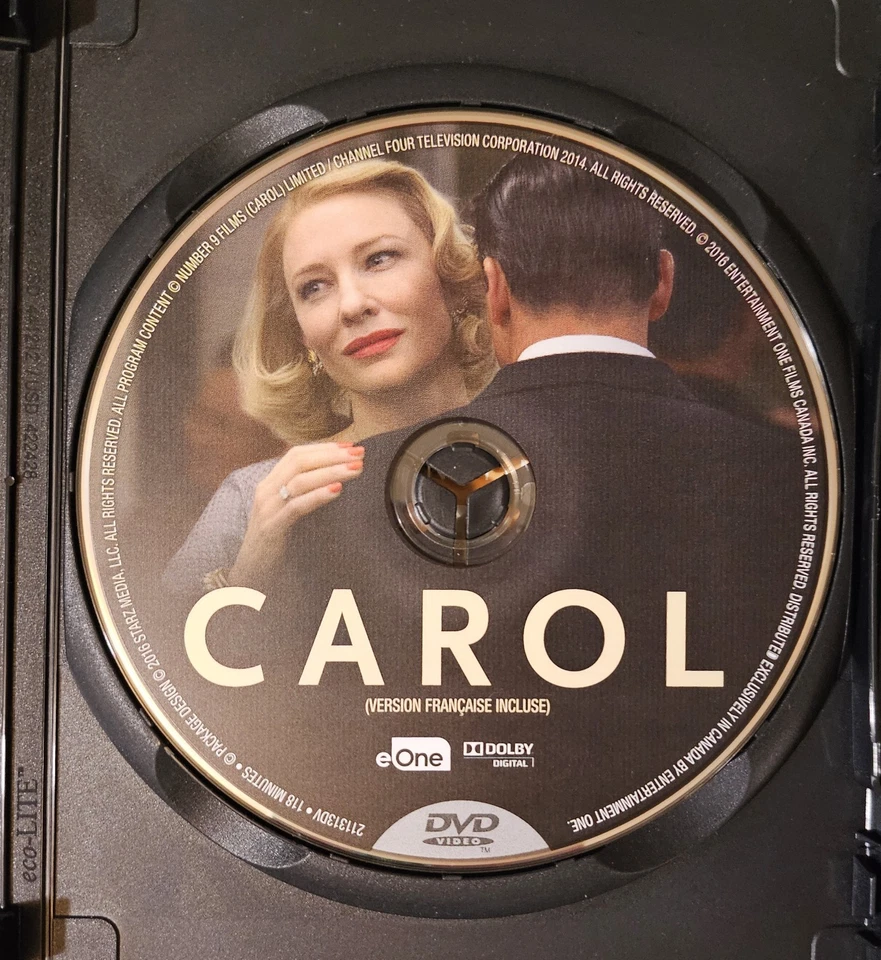CAROL Dvd Lesbian 2016 Bilingual New Cate Blanchett Rooney Mara Sarah Paulson! - Image 3 of 3