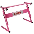 5 Core Keyboard Stand Adjustable 21 - 33" Electric Piano Riser 330Lb Capacity