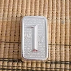 Vintage 1981 USVI "Large 1" 1 oz Silver Bar
