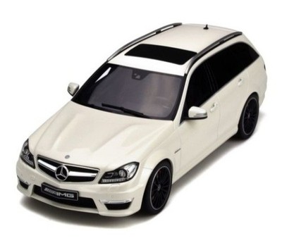 Mercedes-Benz C-Class C63 AMG (S204) T-Model SW 2012 White 1:18 Gt