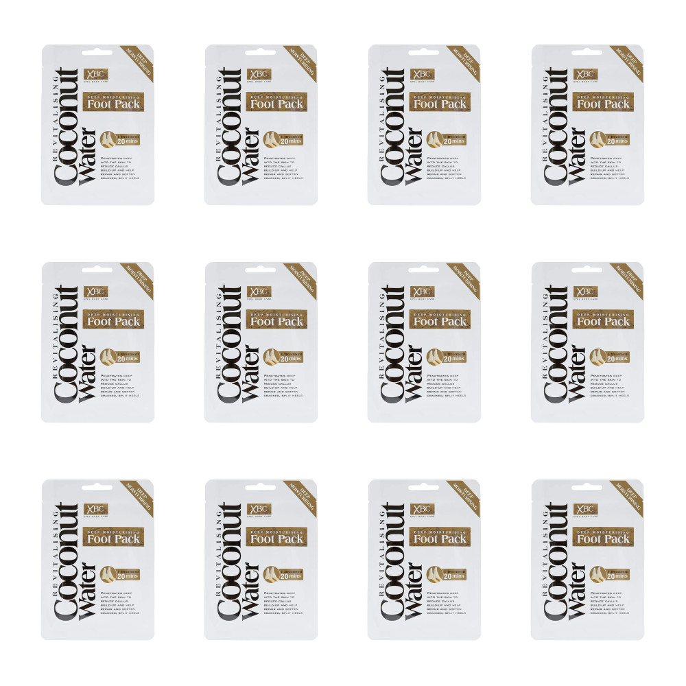 Xpel Body Care Coconut Water Deep Moisturizing Foot Pack 1 Treatment - Pack of 6 - Image 9
