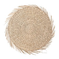 Bloomingville - Platzdeckchen Ilsa Aus Seegras - Rundes NatüRliches Tischset