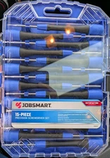 JOBSMART 15 Piece Precision Screwdriver Set Video Game Console Controller Repair
