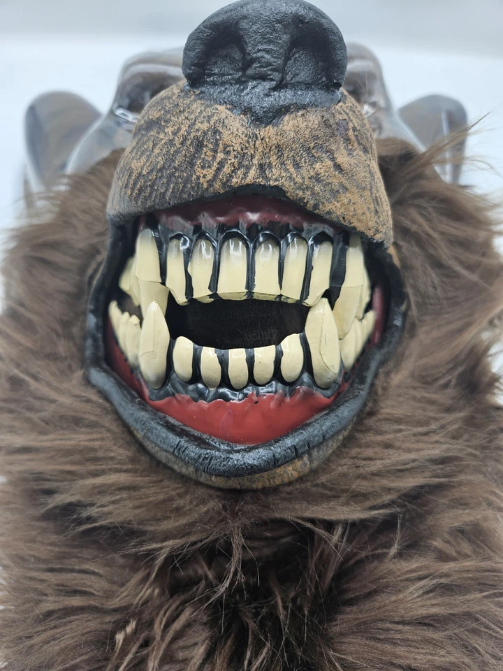 California Disfraces Oso Pardo Máscara de Halloween con Boca Abierta NUEVO CON ETIQUETAS Foto 4 de 4
