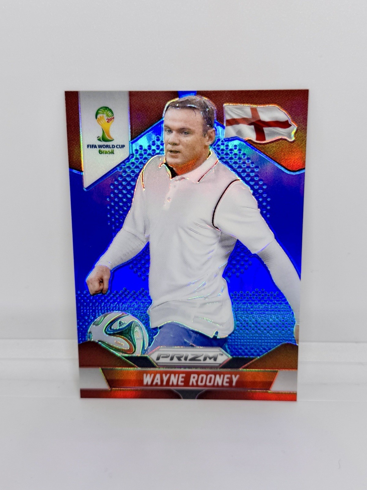 WAYNE ROONEY 2014 Panini Prizm World Cup Brasil True Blue /199 England #142