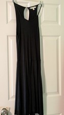 LOVE FIRE XL BLACK DRESS 96% RAYON 4% SPANDEX SPAGHETTI STRAP