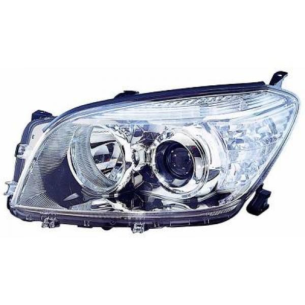 Scheinwerfer Links Passend FüR Toyota Rav 4 Baujahr 06-09 Chrom-image