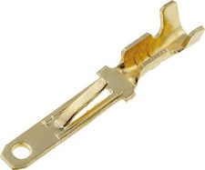 Speaker stereo small mini spade Male connectors 2.8mm  gold plated  x10 pack 